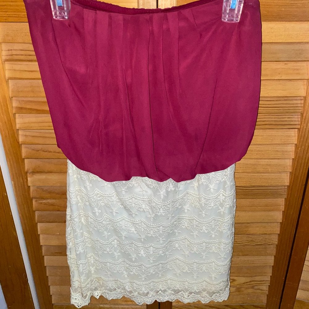 Wet Seal Strapless Body-con dress